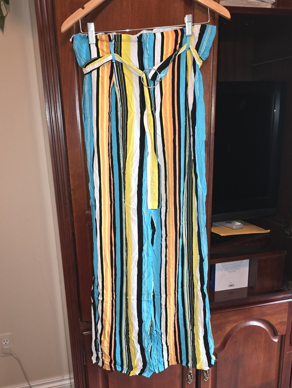 Boho Striped Wide Legs Panta Lg
